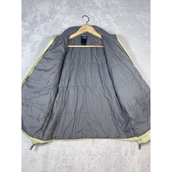 The North Face Pale Lime Green Full Zip Lined ‎ Jacket Size M - Picture 4 of 6